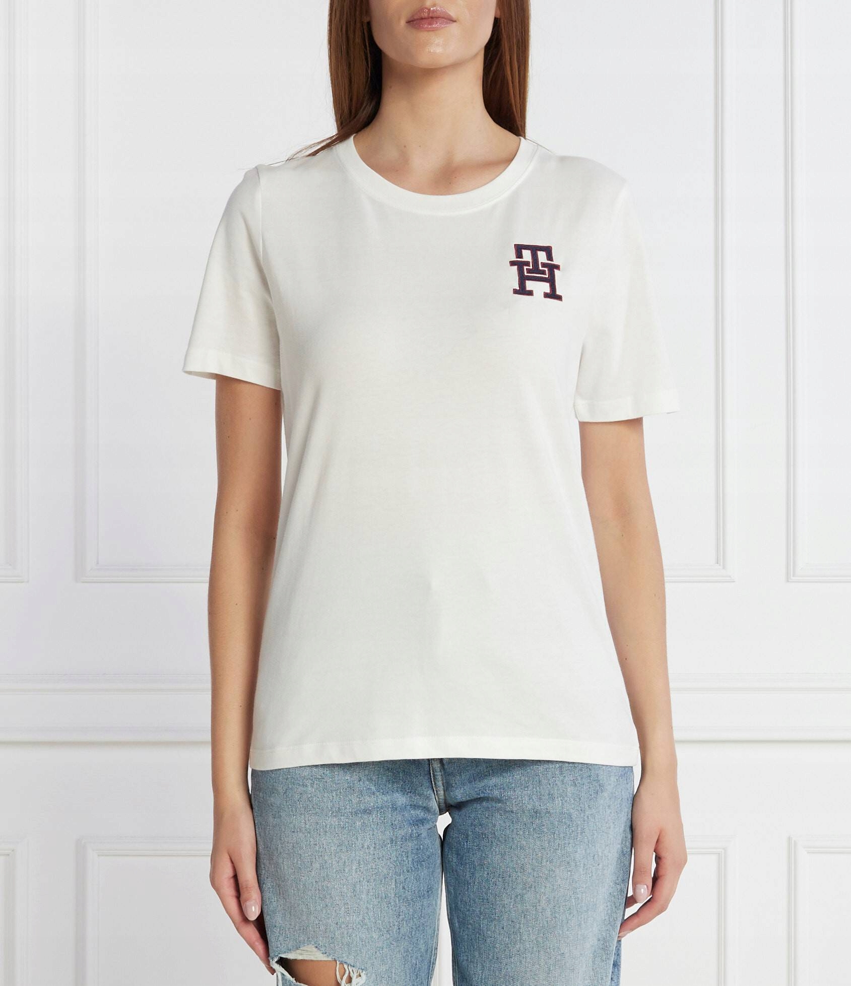 Tommy Hilfiger dámské tričko, bílé, S