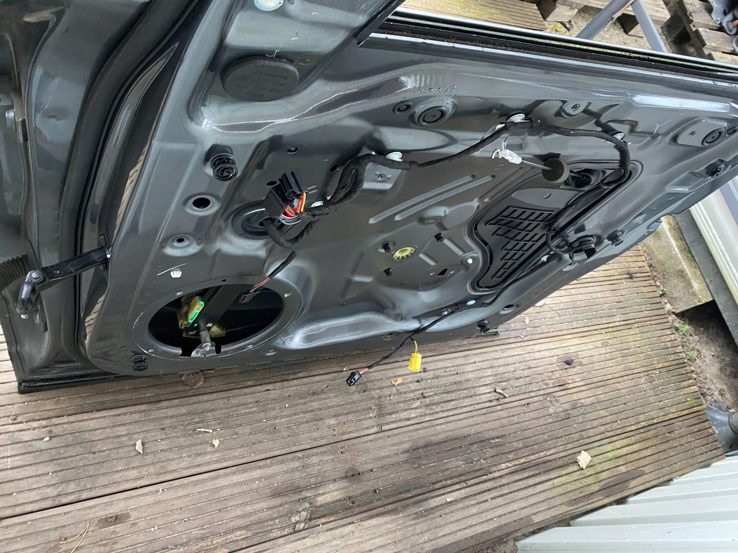 AUDI Q5 LIFT 8R OFFROAD complete door right front front LX7R grey