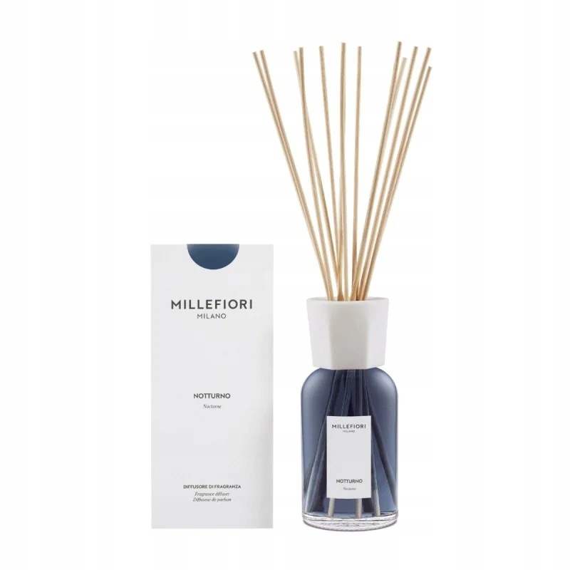 Millefiori Milano Notturno – difuzér s vůní a tyčinkami 500 ml