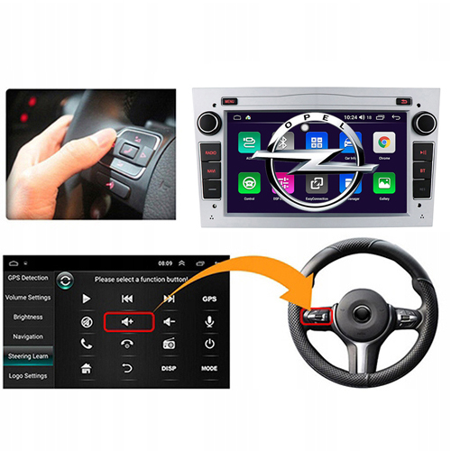 RADIO ANDROID GPS OPEL VECTRA C ZAFIRA ASTRA H ANTARA CORSA D MERIVA VIVRAO Radio informacja RDS pasmo FM