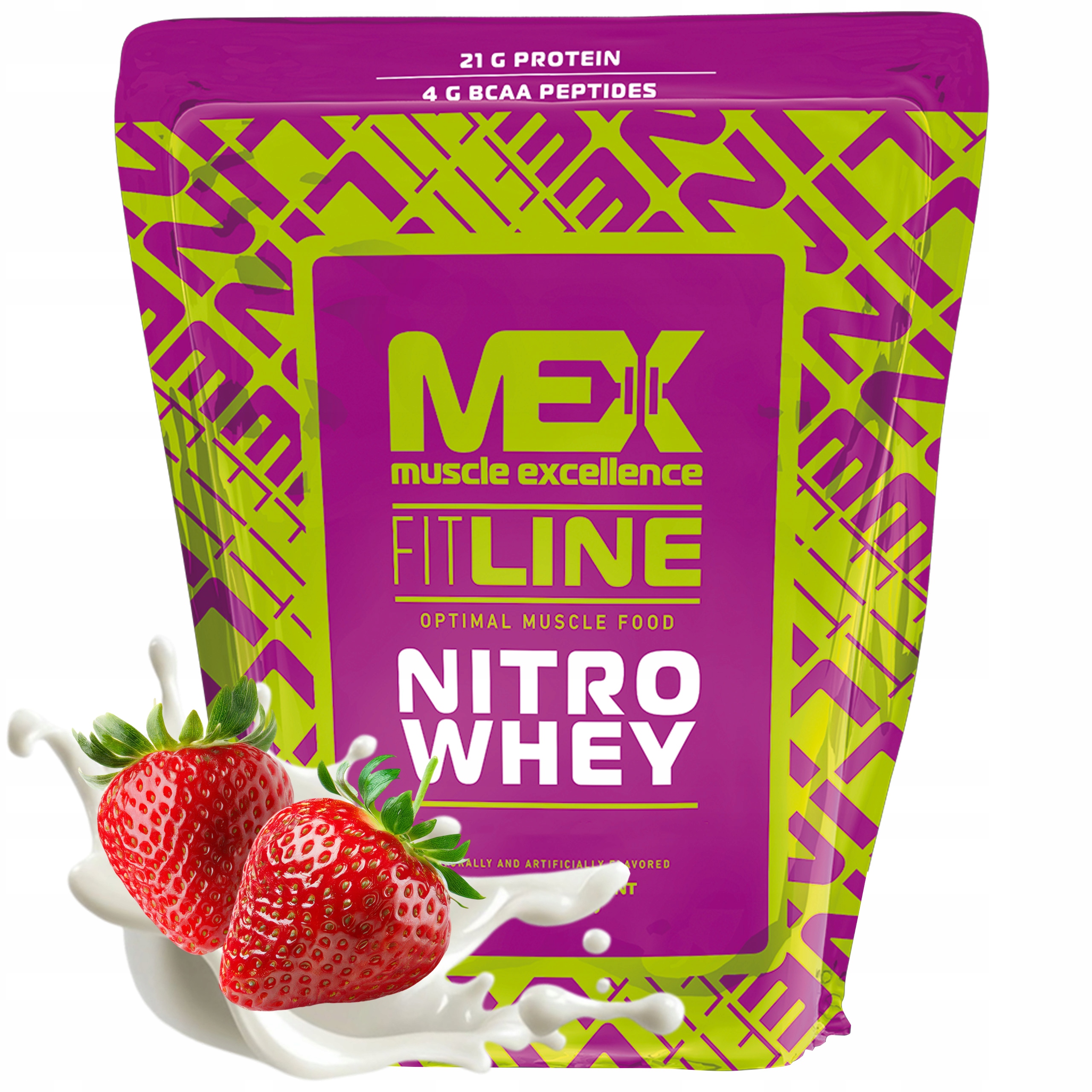 Doplněk Stravy Mex Nitro Whey 2270 g Wpc Wpi Jahoda 75 porcí Usa