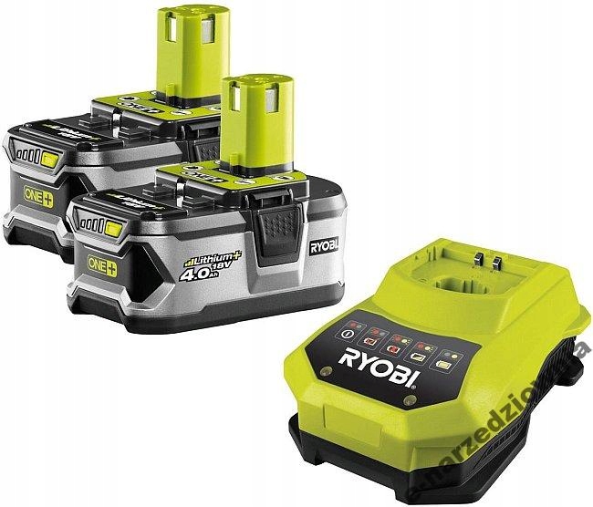 

2X Akumulator + Ładowarka One+ 18V Ryobi RBC18LL40