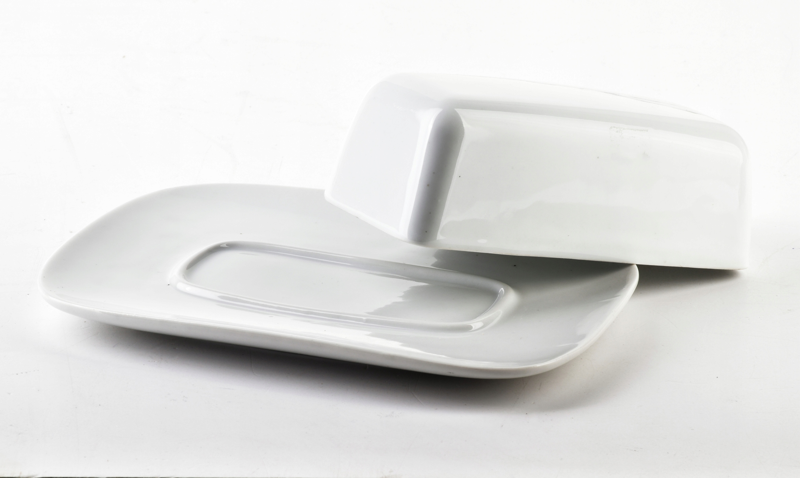 BASIC Maselnica 20,5x14,5xh7cm osełka Kolor biały