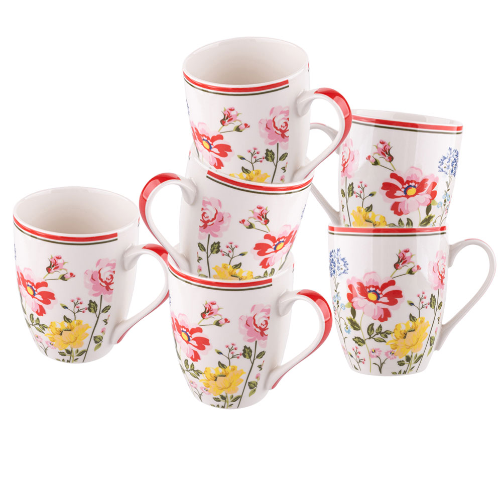 

6x Kubek Primavera Zestaw Kubków Porcelanowych