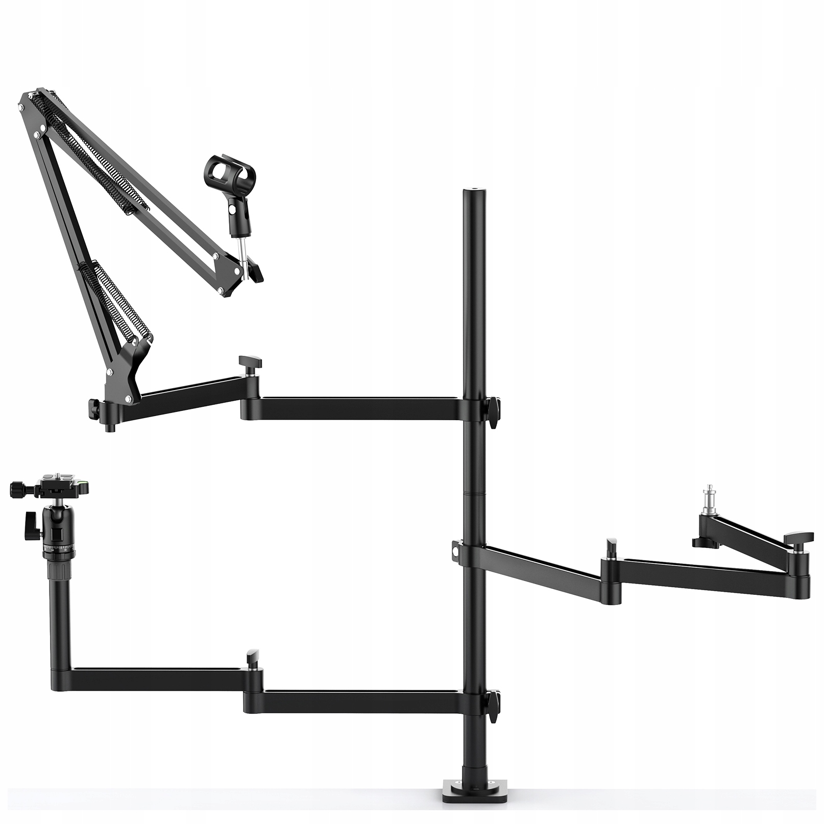 BIURKOWY STATYW STUDYJNY RADIOWY STOŁOWY UCHWYT Wysokość maksymalna 77 cm