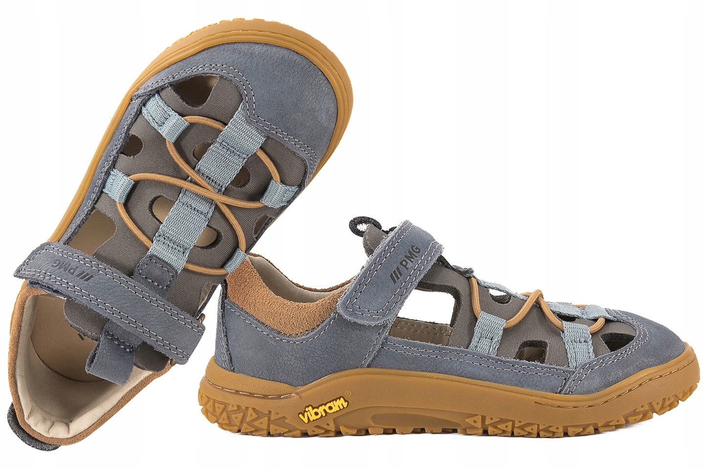 Primigi 1421333 Barefoot Sandały Półbuty Sportowe Wycięte Skórzane Vibram 2