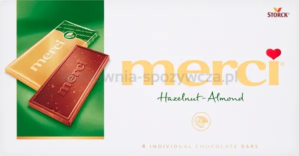 Levně Merci Čokoláda Mandlová oříšková 100 g