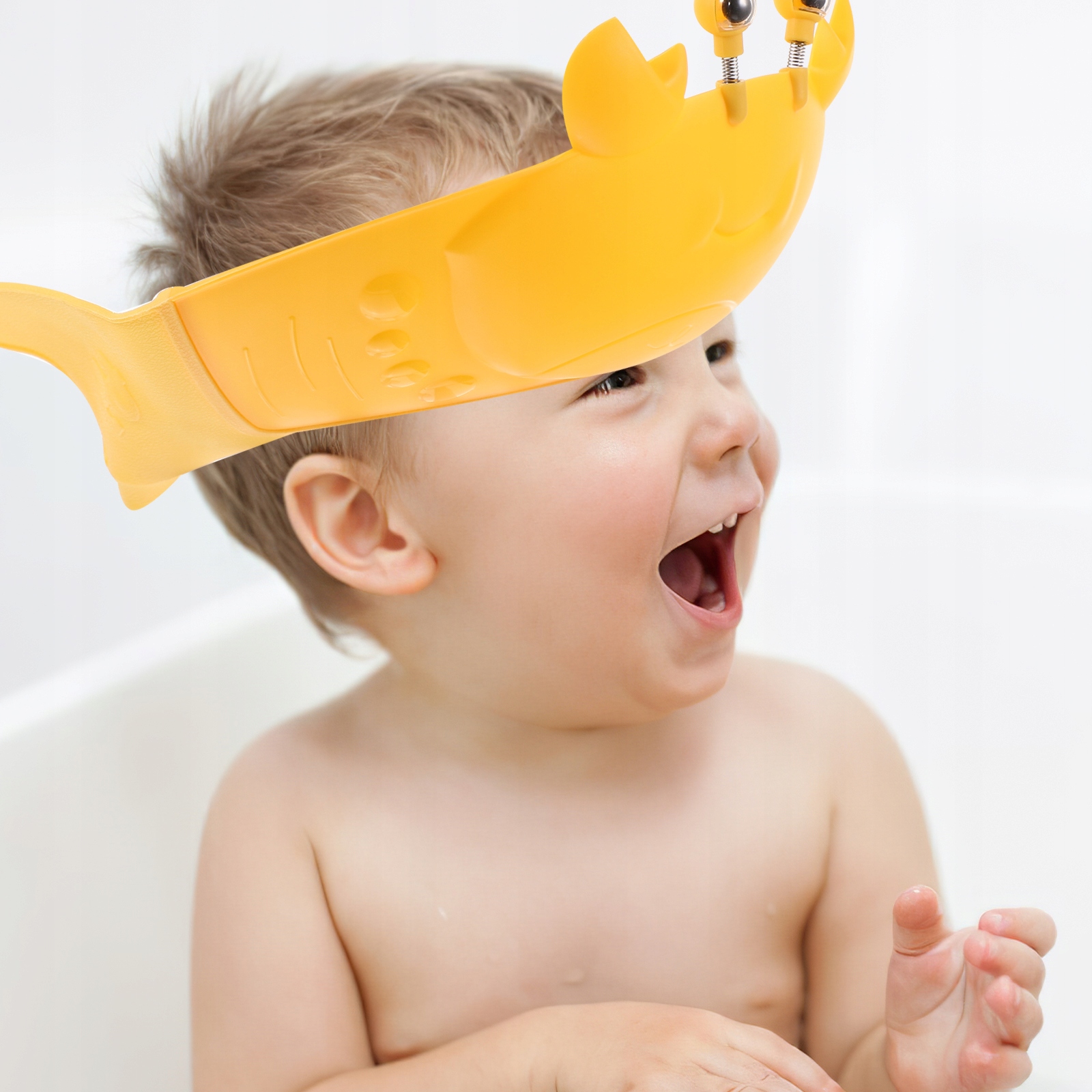 CZAPKI PRYSZNICOWE DLA DZIECI BONNET Z DASZKIEM WANNY Marka bez marki