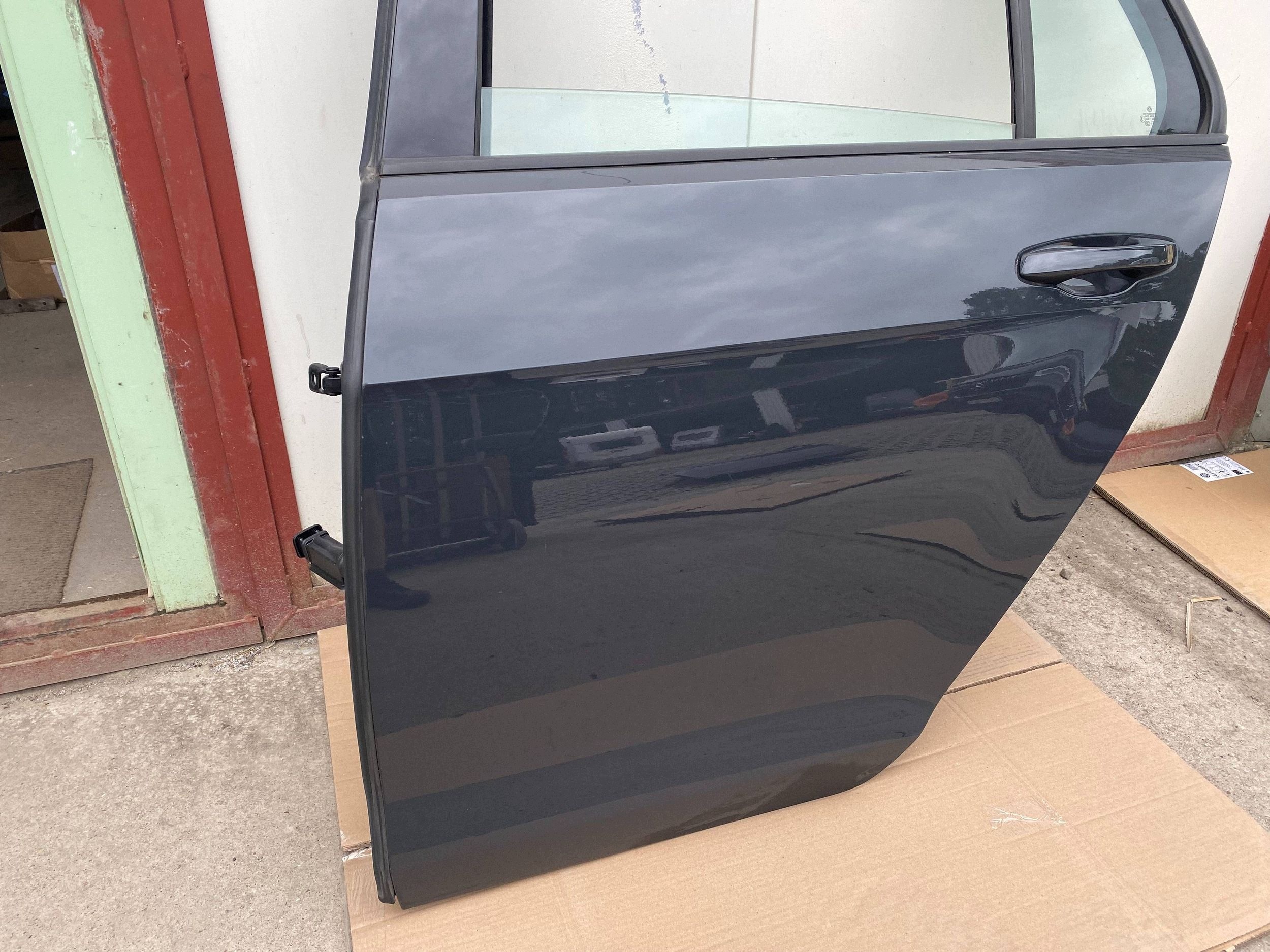 VW GOLF VII LIFT HB ORYGINALNE Tür links heck hinten LI7F grau