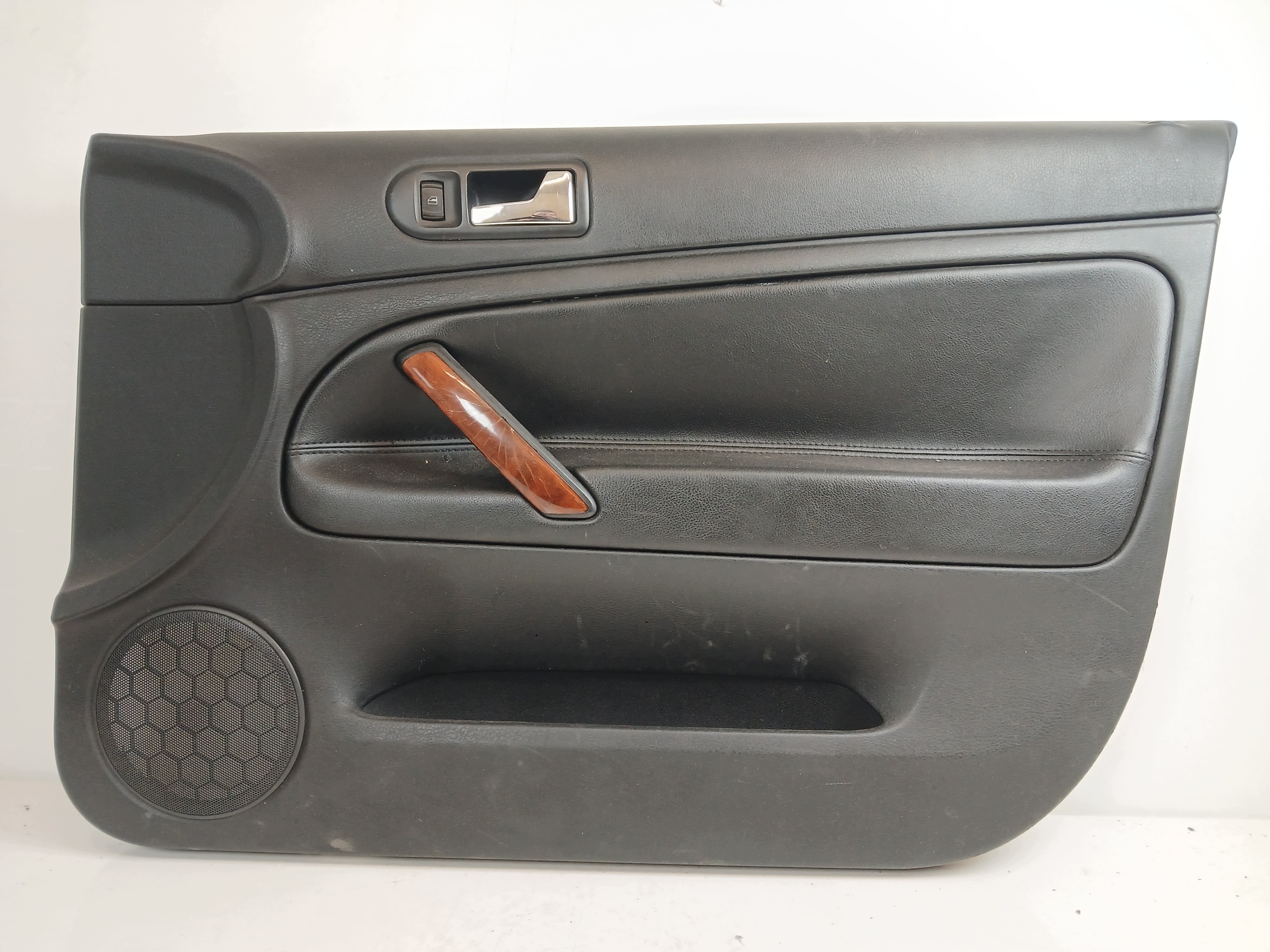 VW PASSAT B5 side door right front wood leather