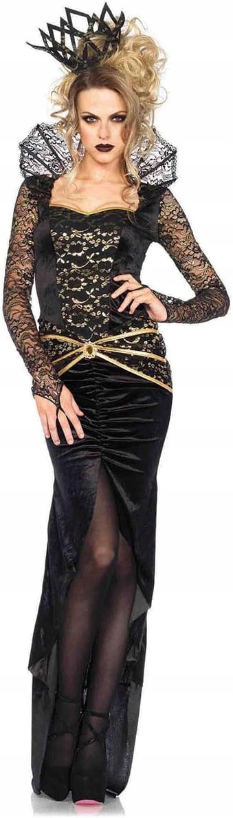 Leg Avenue Kostým Zlá královna „Deluxe Evil Queen“ – šaty čelenka XL