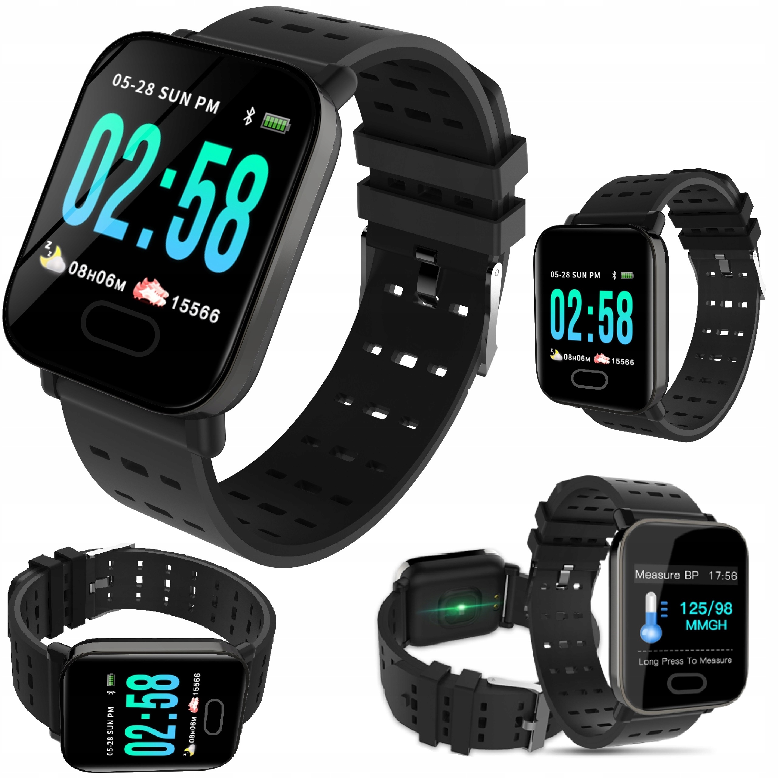 

Smartwatch Męski Zegarek Smartband Kroki Puls Sen