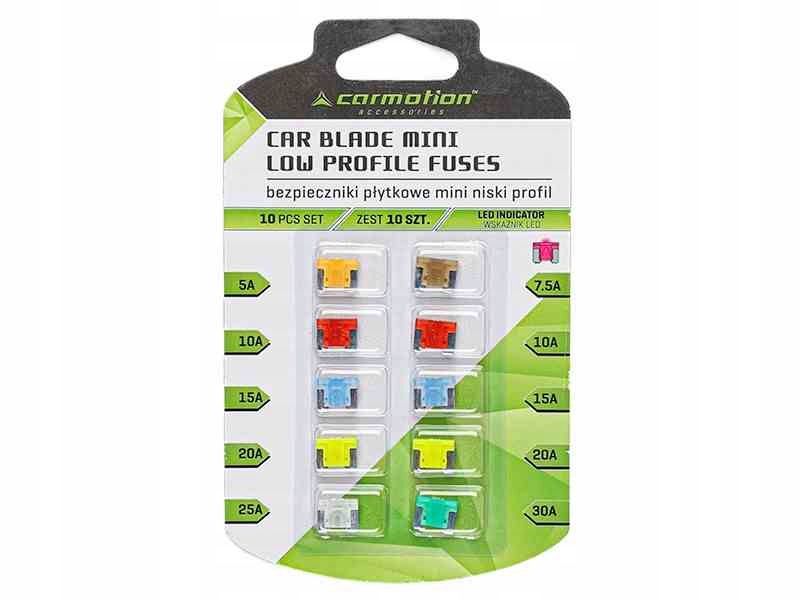 63602 - 10ШТ МИНИ НИЗКОПРОФИЛЬНЫЕ СВЕТОДИОДНЫЕ ПЛАСТИНЫ ПРЕДОХРАНИТЕЛИ