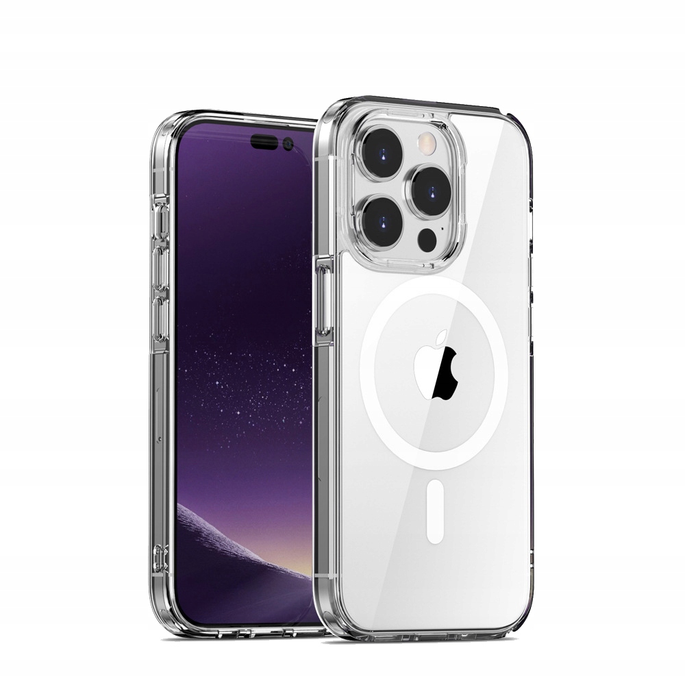 Etui do iPhone 15 Pro Magsafe magnetyczne bezbarwne Clear