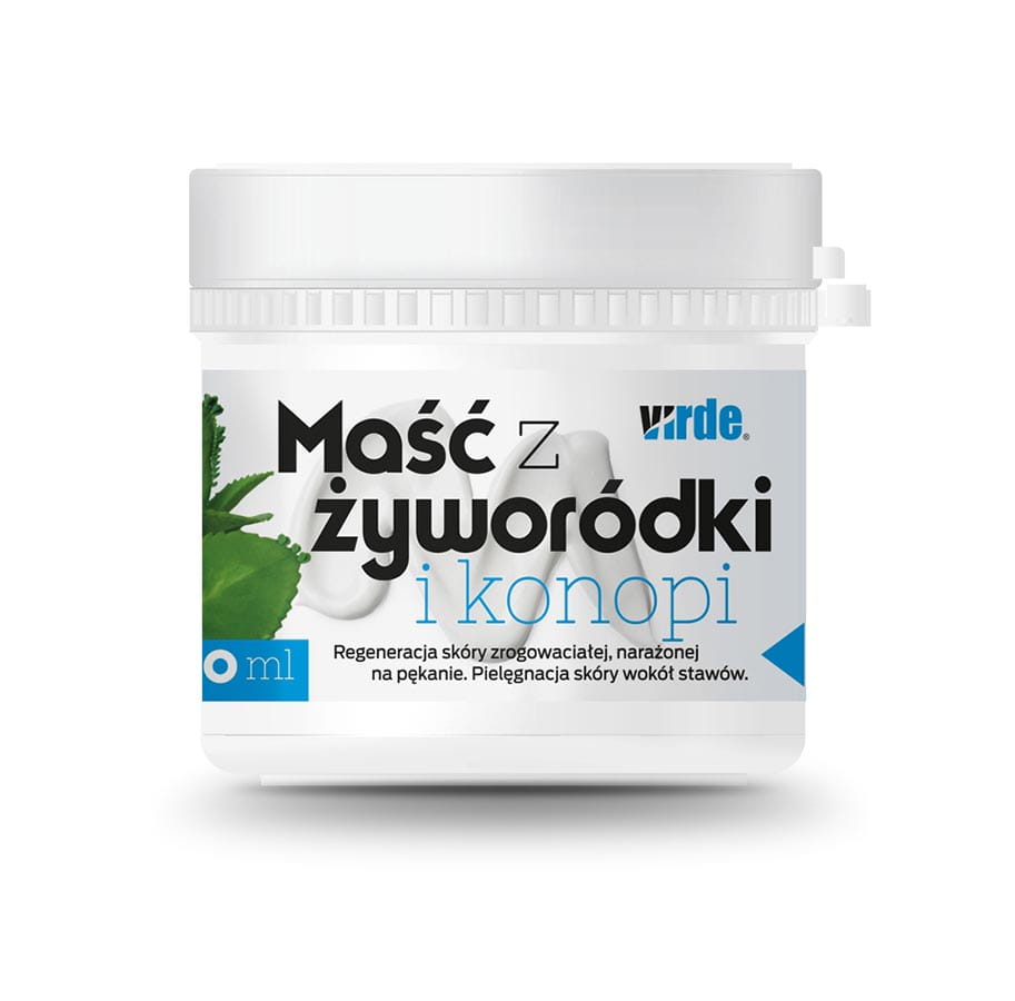 

Maść z żyworódki i konopi masło shea 100 ml Virde