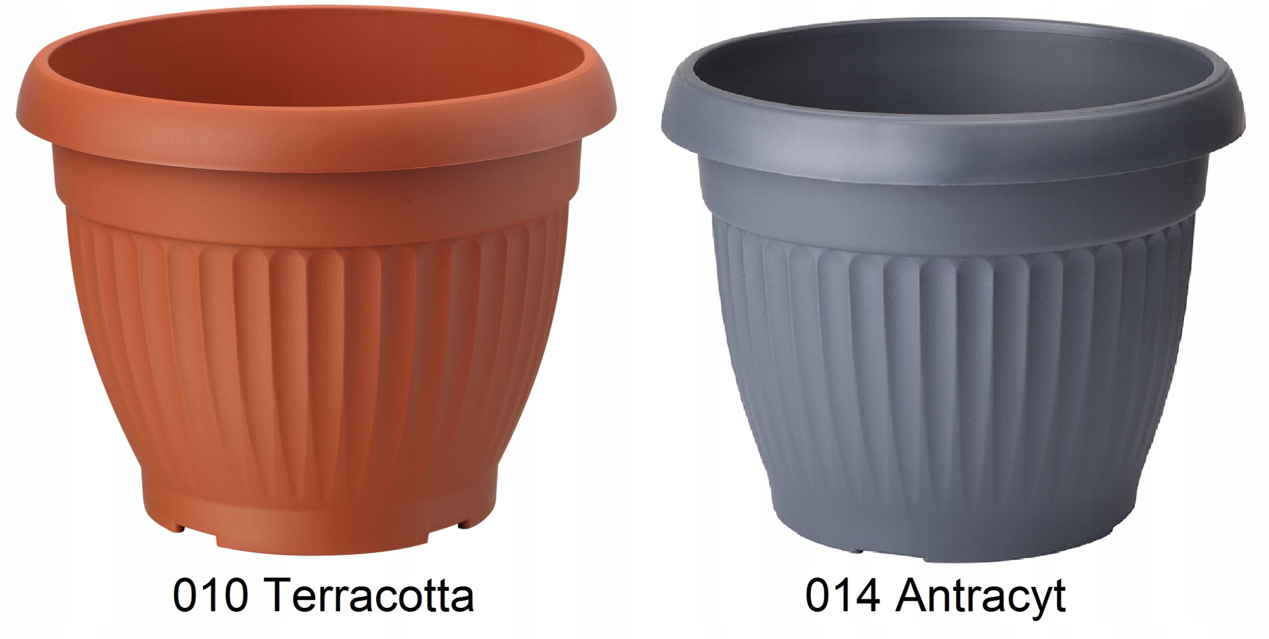 Doniczka Osłonka Dona 30 Form Plastic- Terakota / Antracyt Materiał wykonania tworzywo sztuczne