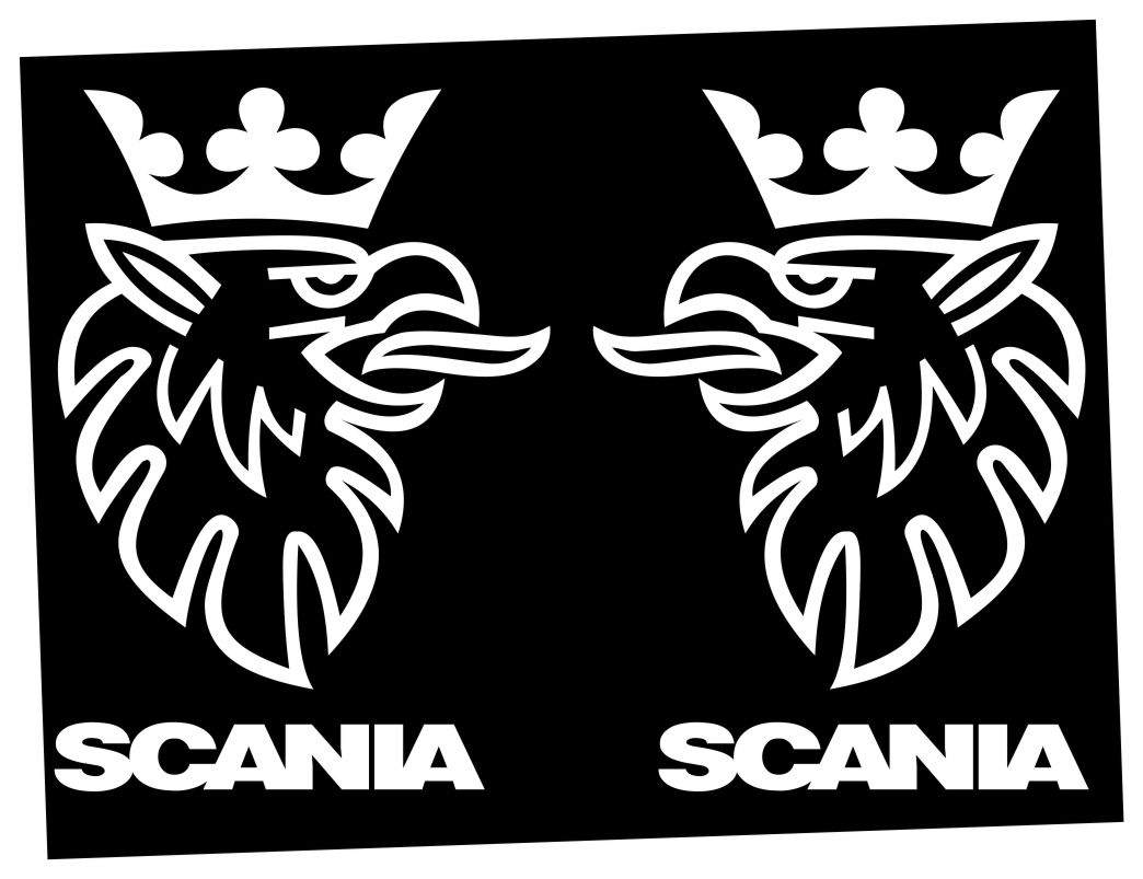 

Naklejki Scania Gryf na lusterka, wloty