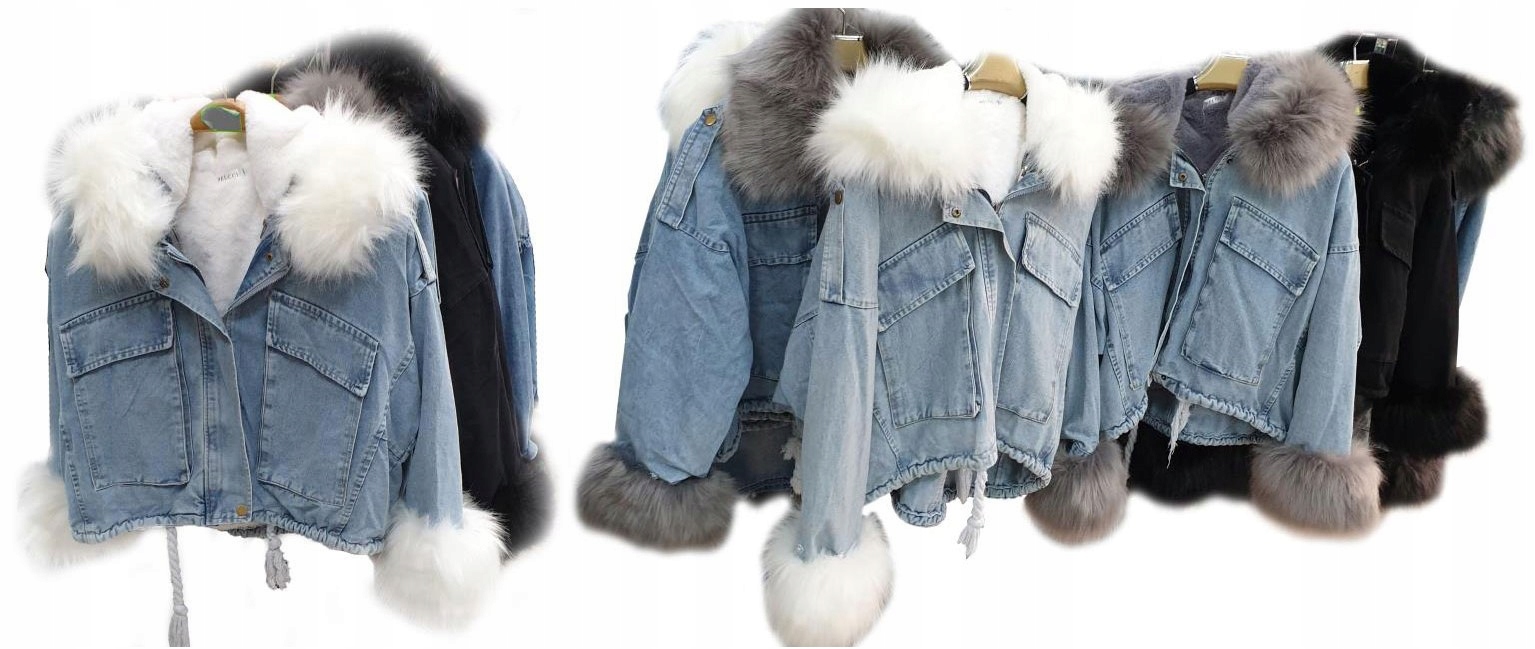 

Kurtka Jeansowa Z Futerkiem Katana Futerko Miś U