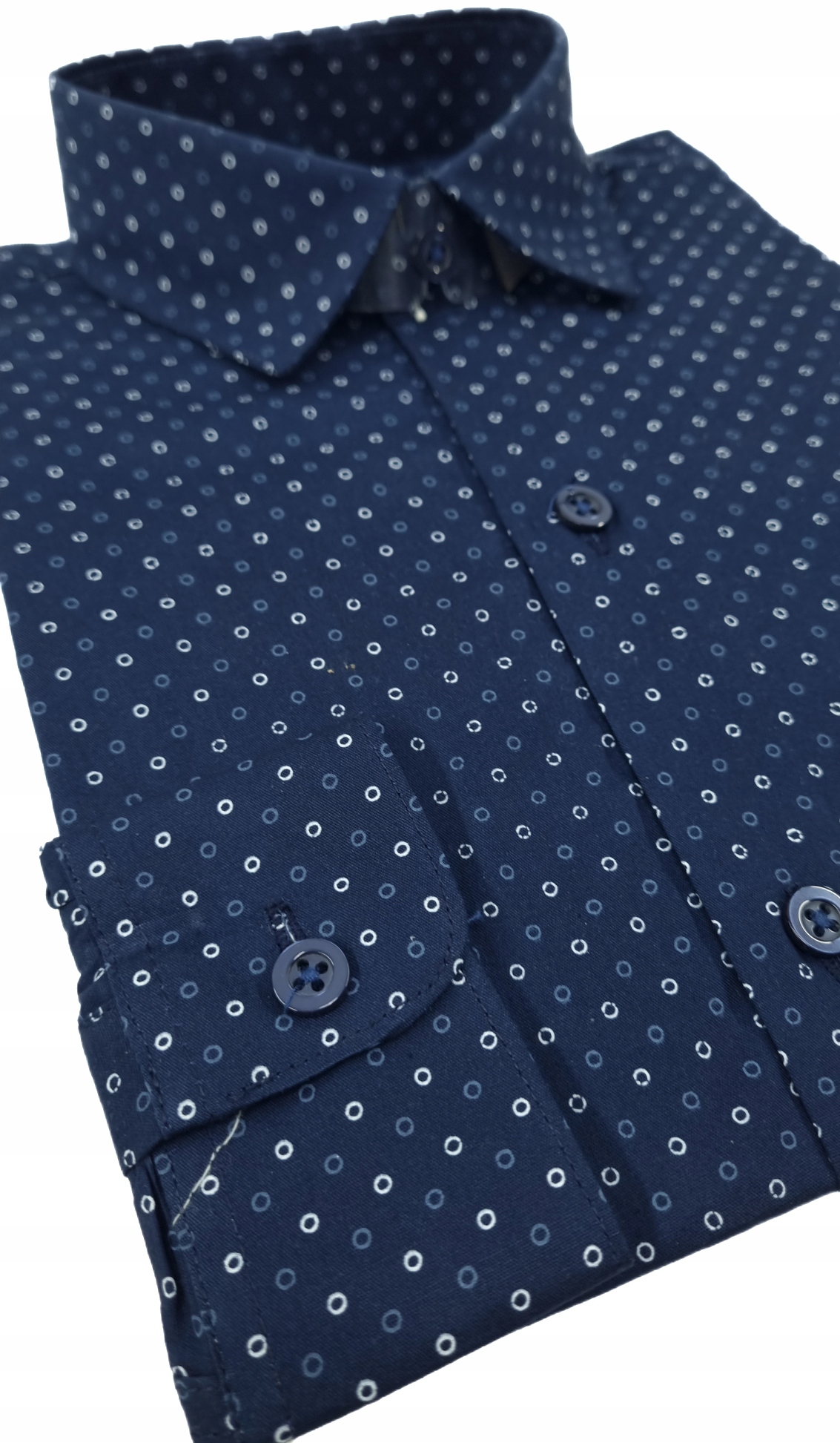 KOSZULA chłopięca wzór DŁUGI RĘKAW szkoła 140 Rozmiar 140