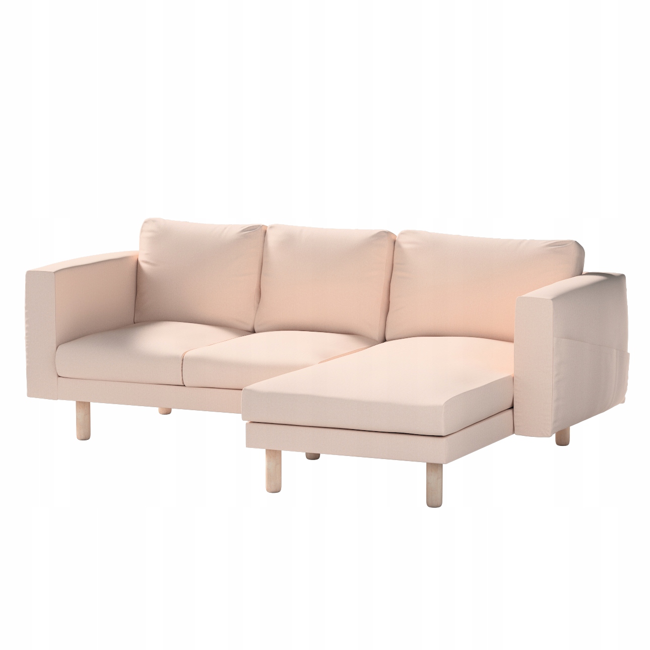 Potah na 3-místnou pohovku Norsborg s lenoškou Ikea fialový