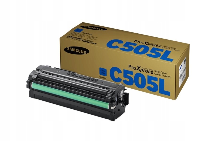 Toner Samsung CLT-C505L SU035A modrý (cyan)
