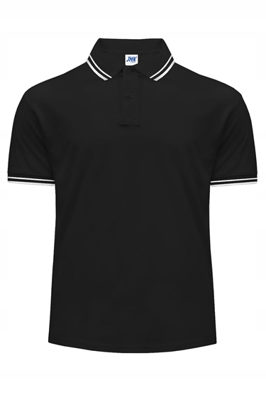 

Koszulka Polo Jhk Contrast męska Black/White 2XL