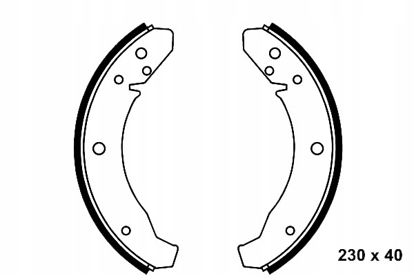 Ate Brzdové Čelisti Sada Zadní Porsche 924 Řidičský asistent #28