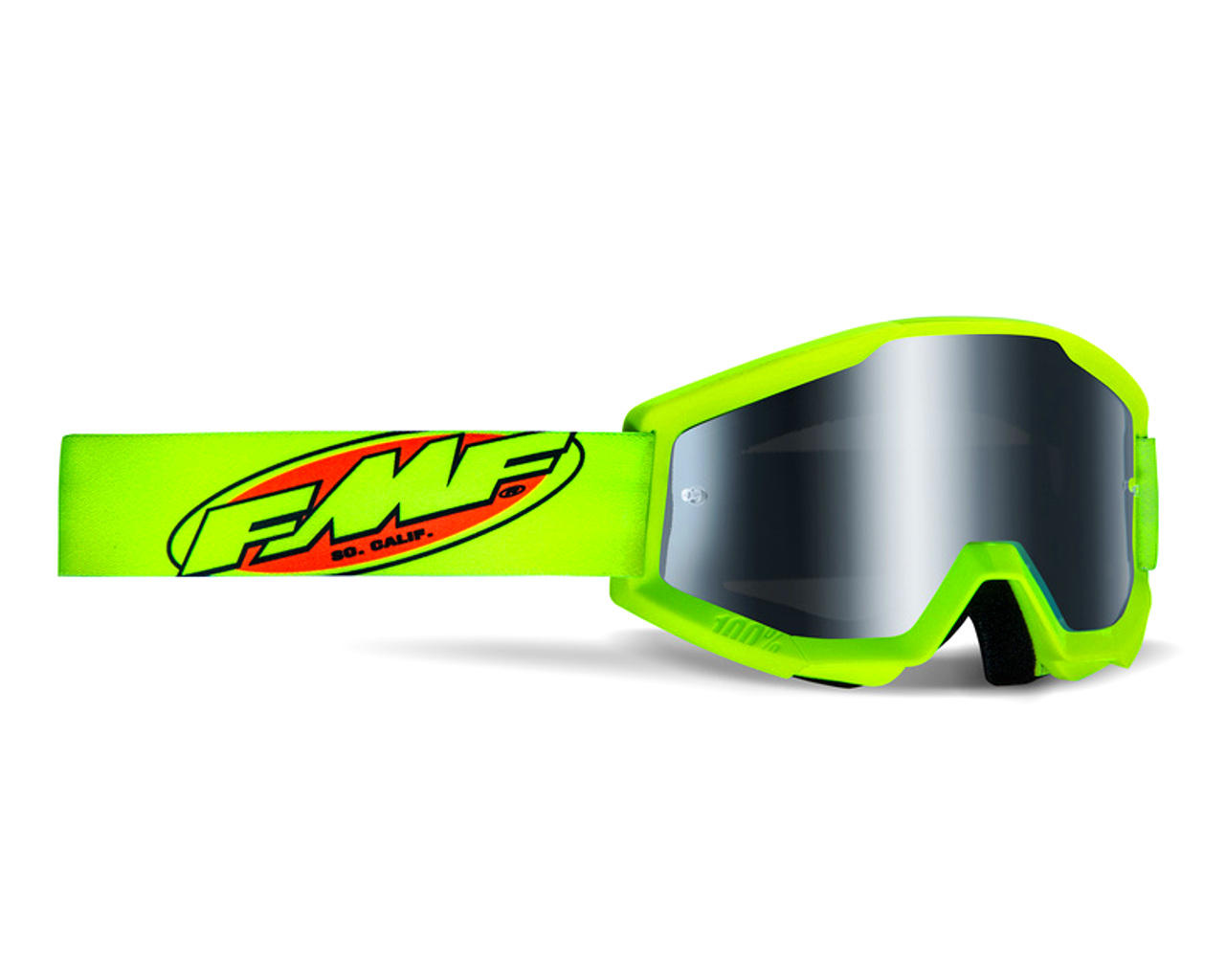 GOGLE FMF POWERCORE SAND CORE YELLOW - SZYBA SMOKE