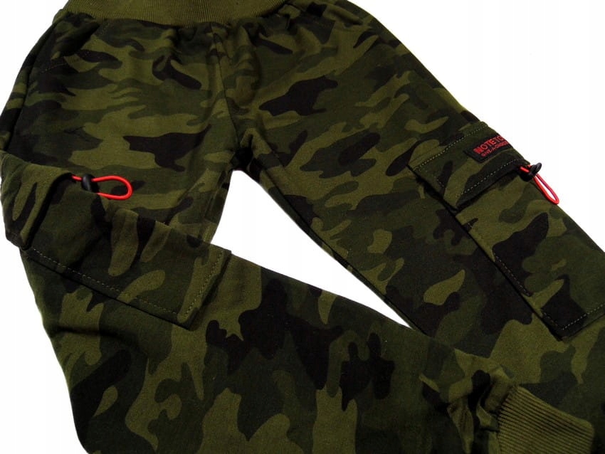 bojówki MORO spodnie dresowe 859 MILITARY 122 khak Marka Inna marka