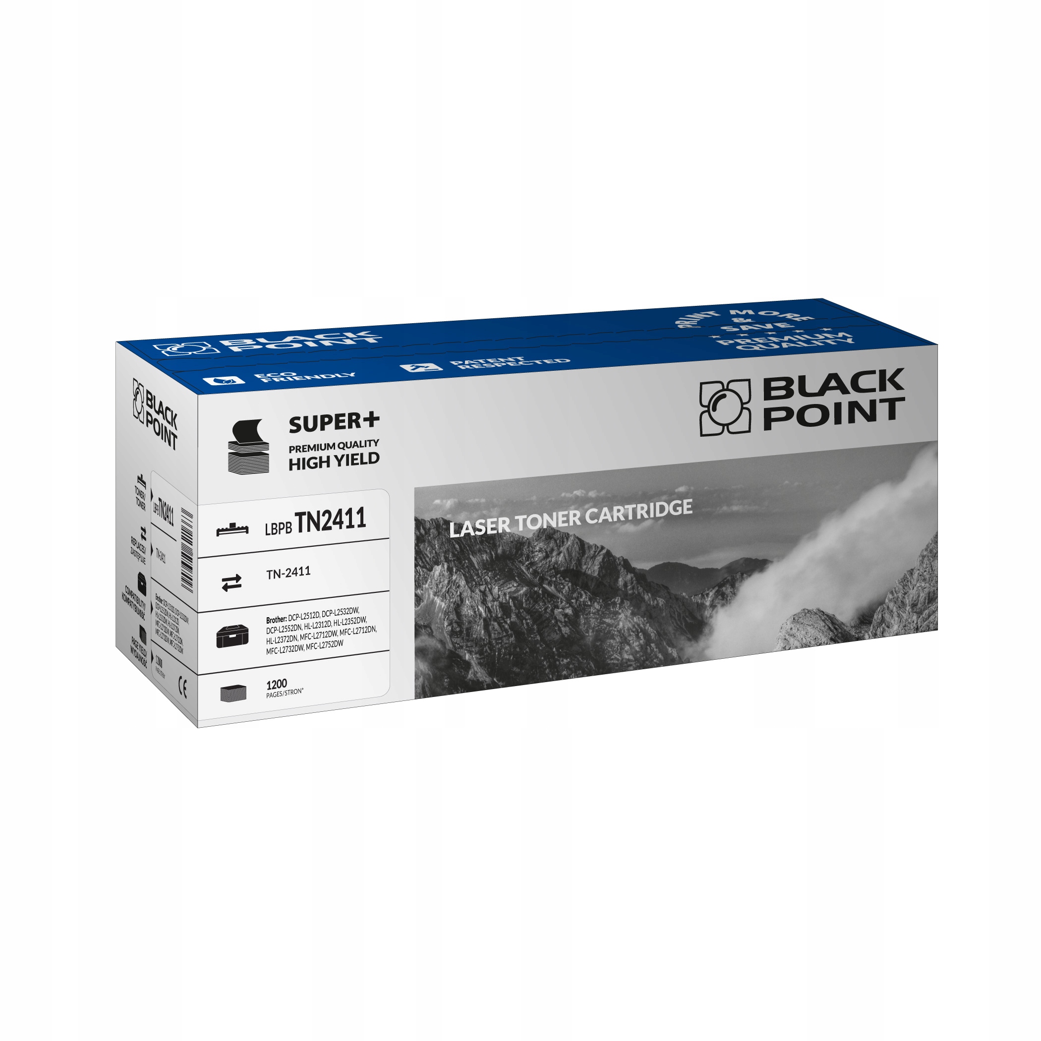Toner Blackpoint Brother TN2411, 1200 stran