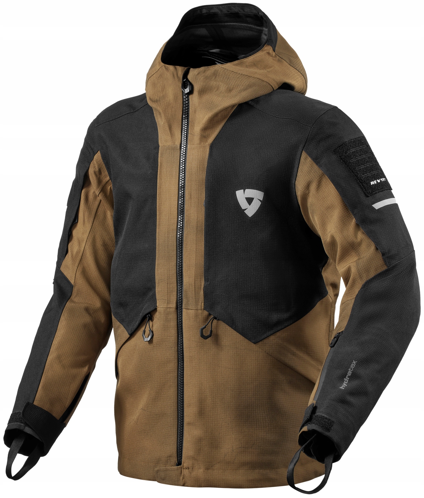 Motocyklová bunda Rev'it Tectonic H2O čierno-hnedá 2XL
