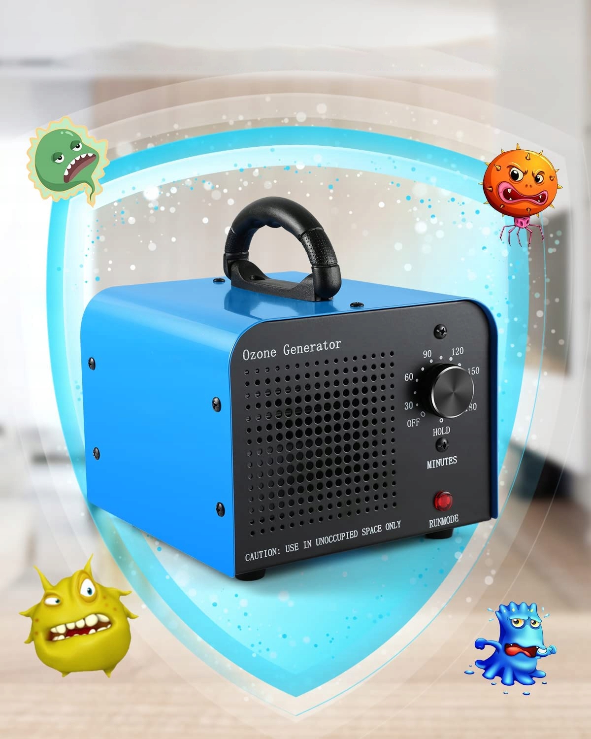 GENERATOR OZONU OZONATOR PROFESJONALNY 60000mg/h Kod producenta GENERATOR-60g