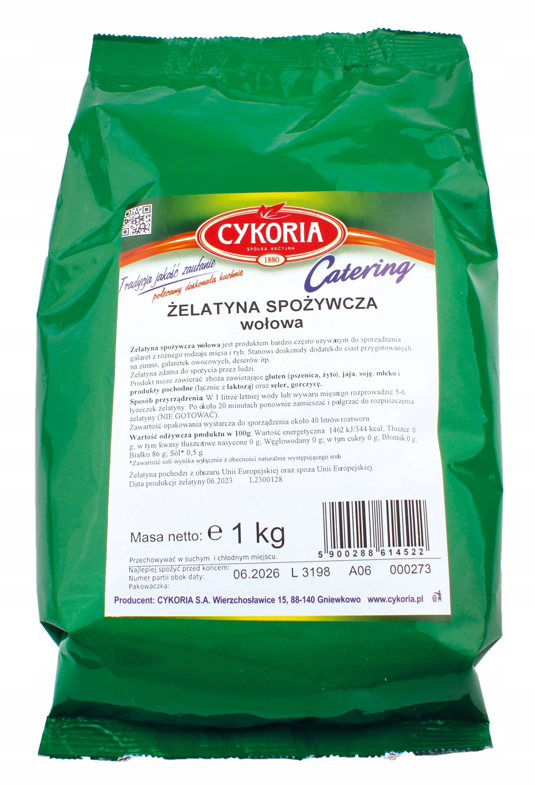 Cykoria Żelatyna Spożywcza Wołowa Do Deserów Galaret 1KG
