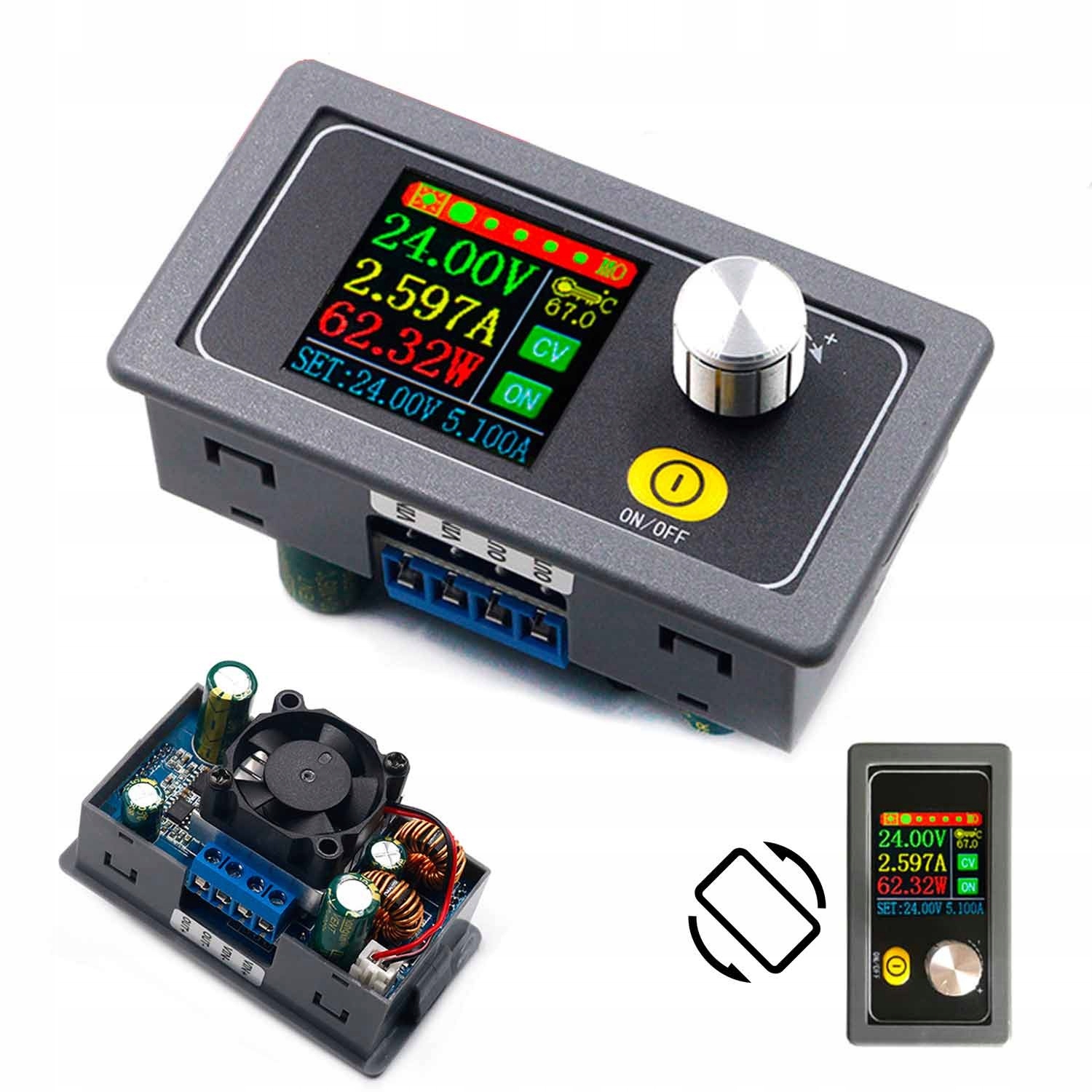 Panelový laboratorní napájecí zdroj XYS3580 0.6V-36V 5A 80W