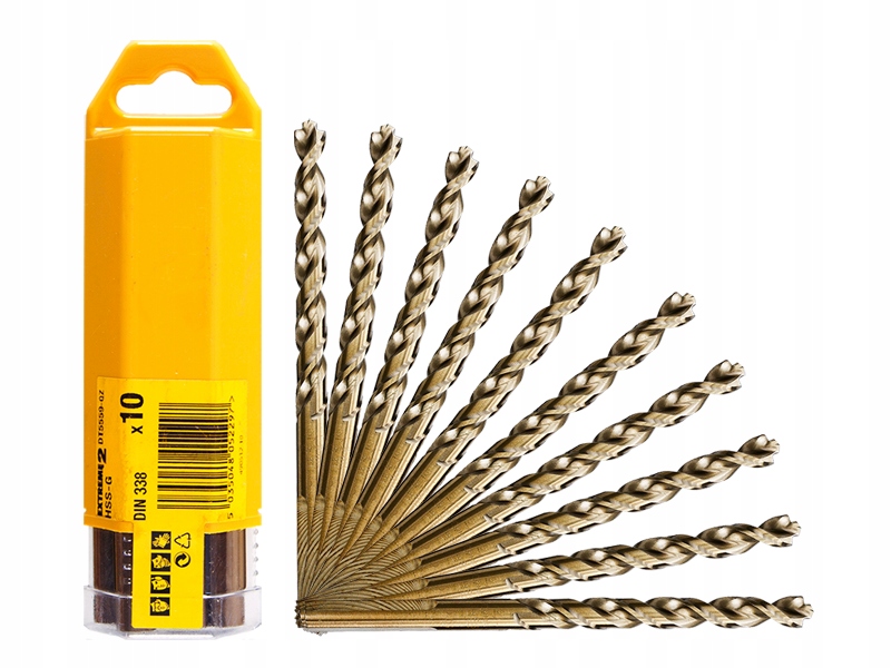 

10szt wierteł do metalu 3,3x65mm Extreme 2 DeWALT