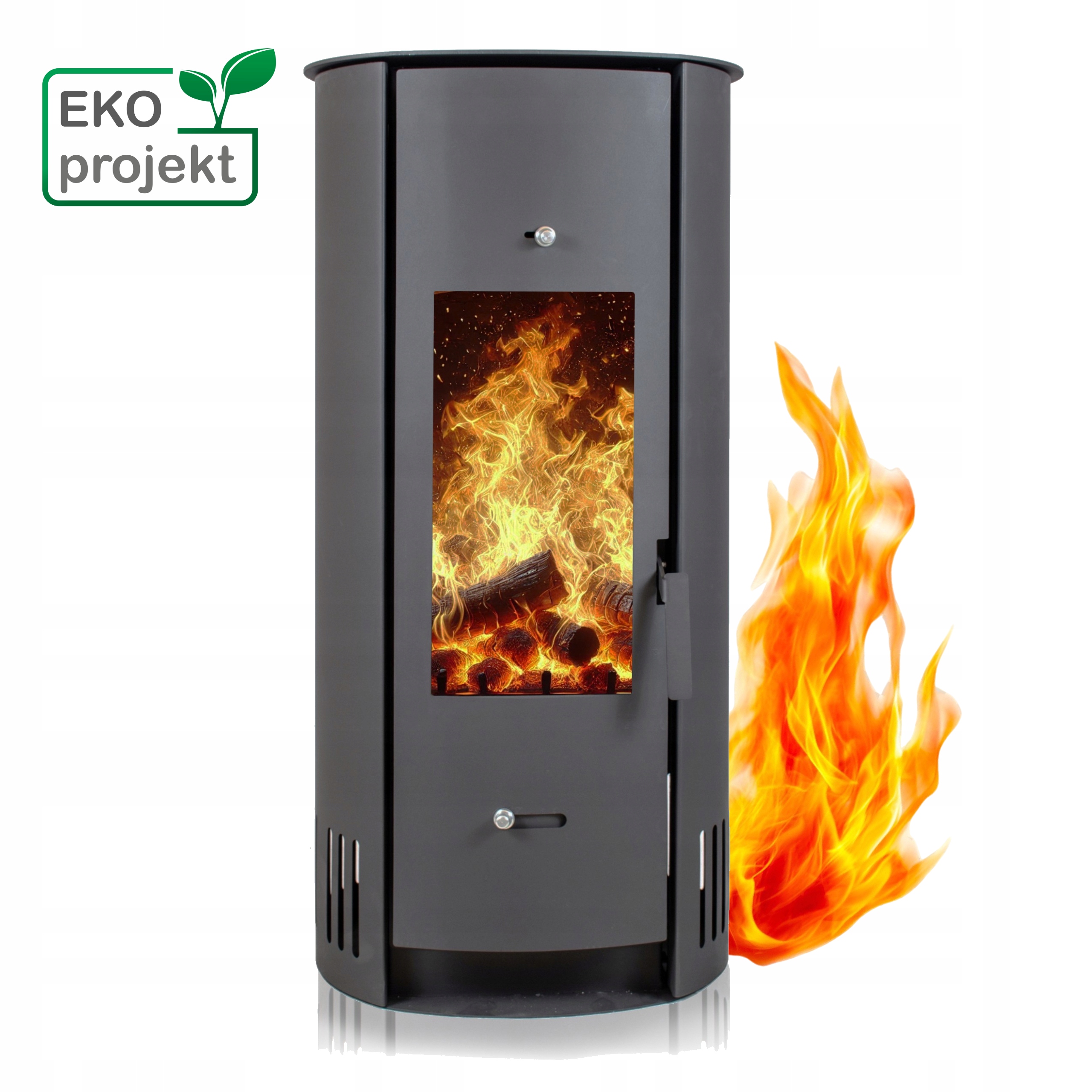 Piec Piecyk Kominek Koza Ariel Eco Stalowy Moc 6KW Wysoki Certyfikat 2026