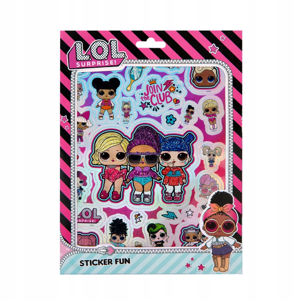 L.O.L. SURPRISE - NAKLJKI metaliczne 8 arkuszy