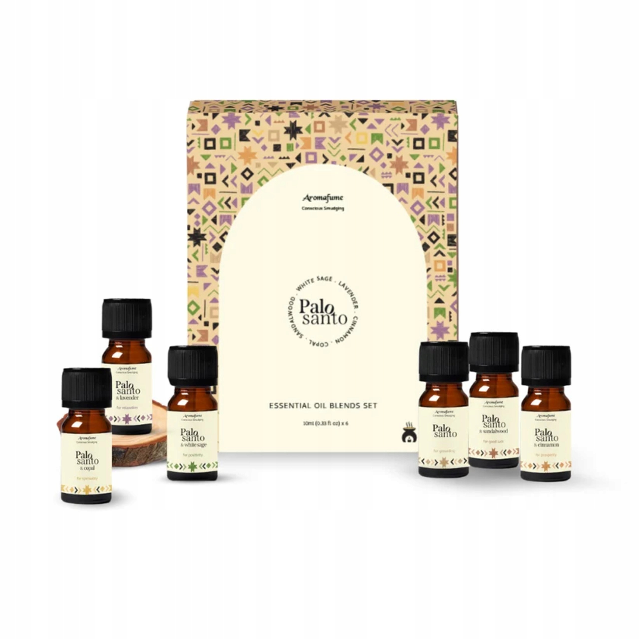 Sada olejů Aromafume Palo Santo, 6 přírodních směsí 6 × 10 ml
