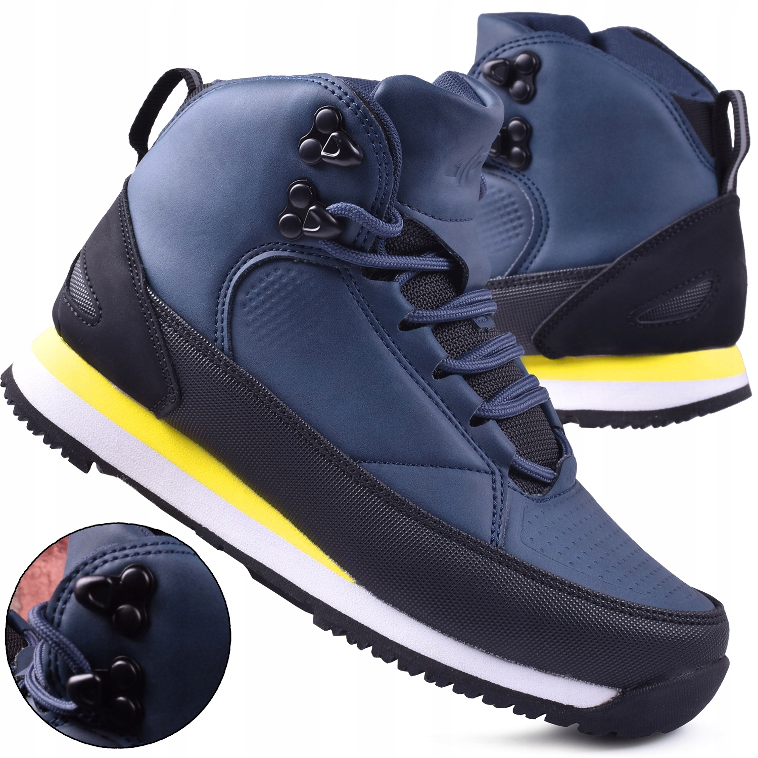 Buty Juniorskie Zimowe 4F HIKER FWINM003 31 r.35 sportowe śniegowce Kod producenta 4FJAW22FWINM003-31S