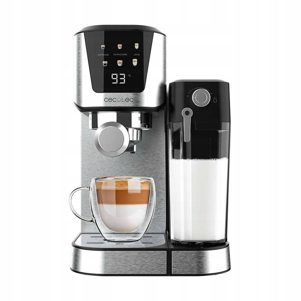 Ekspres Ciśnieniowy do Kawy Cecotec Power Espresso 20 Cream 1350 W Srebrny