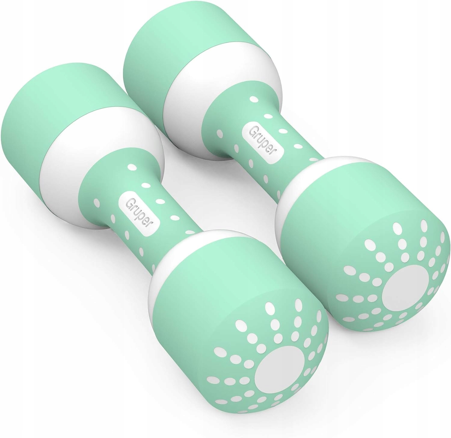 Hantle powlekane/gumowane regulowane Gruper Zestaw 2x 5 kg 10 Kg