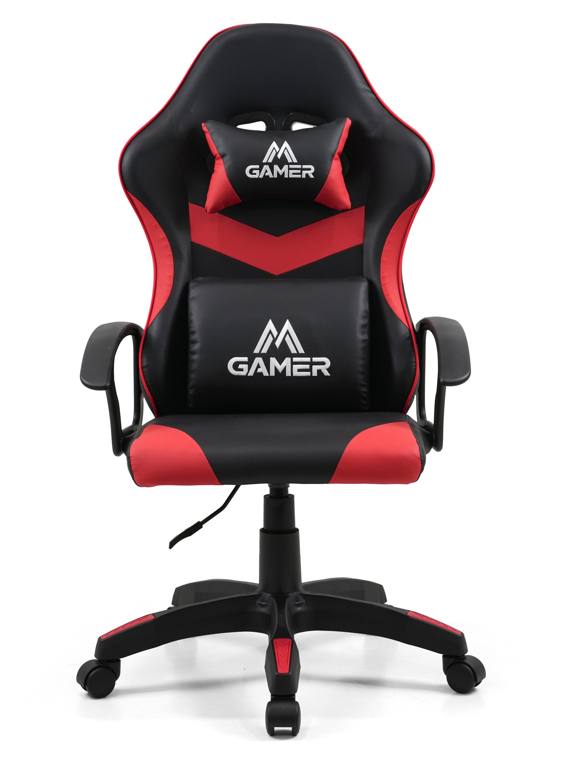 Fotel Gamingowy biurowy obrotowy dla gracza Coyote Regular czarno-czerwony