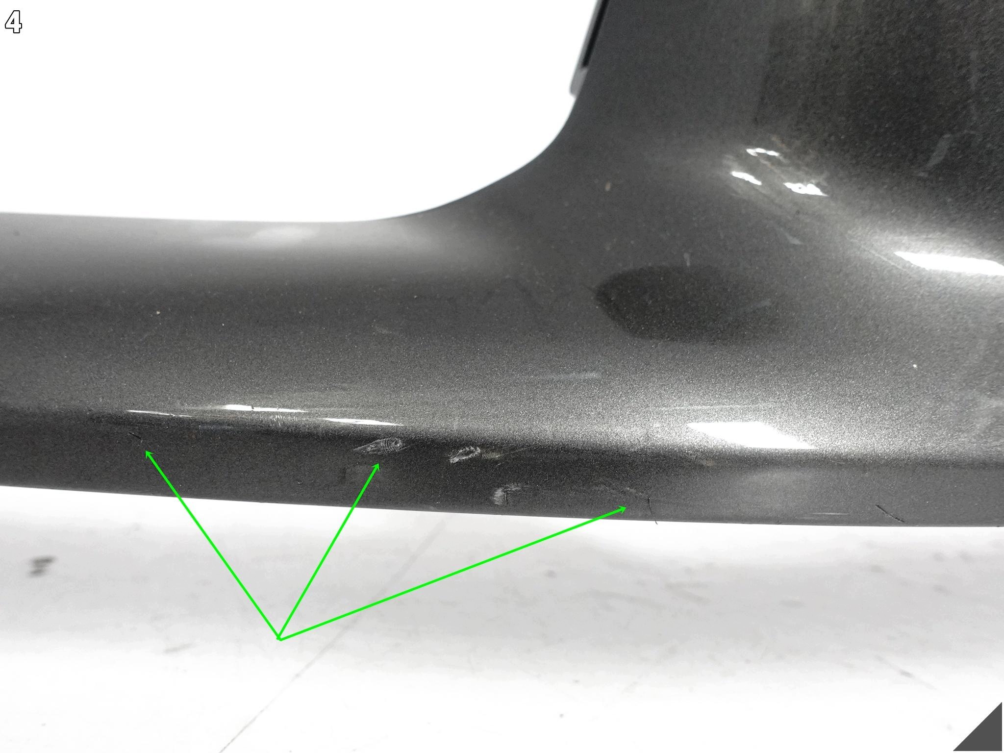 PORSCHE 911 992 TURBO S 20- SPOILER accessories W bumper front ACHATGRAU