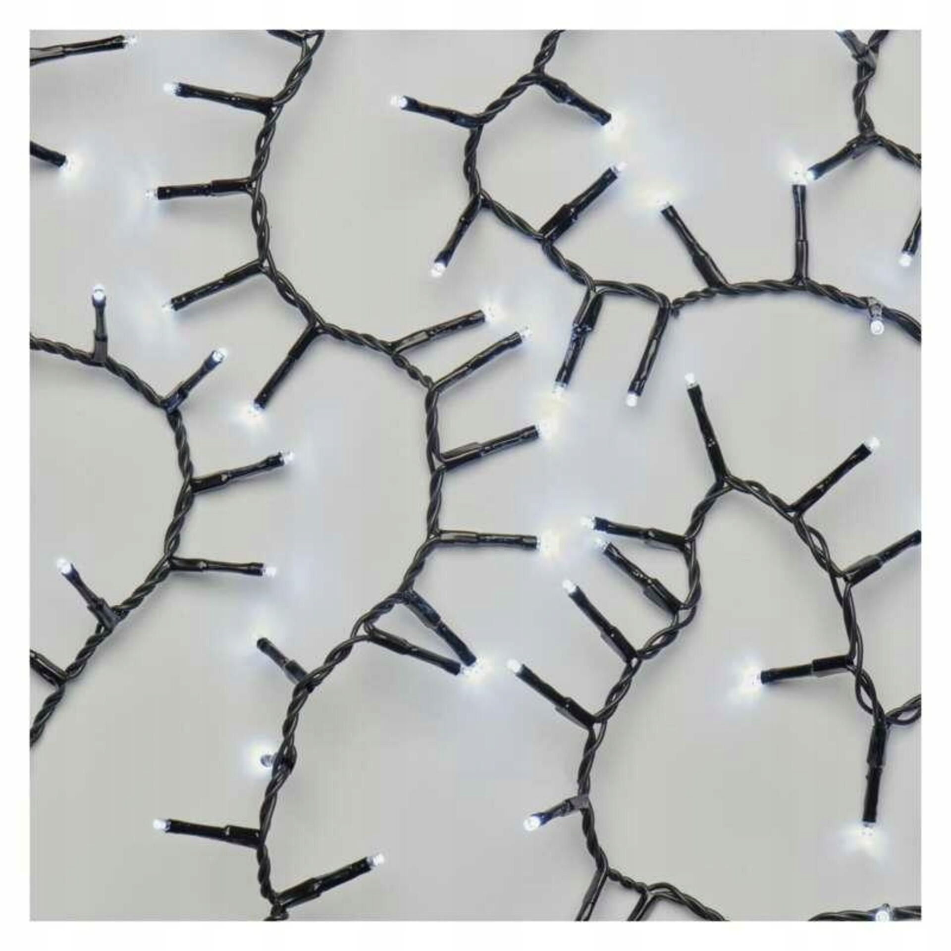 Emos Led vánoční řetěz ježek, 12 m, venkovní i vnitřní, studená bílá, čas