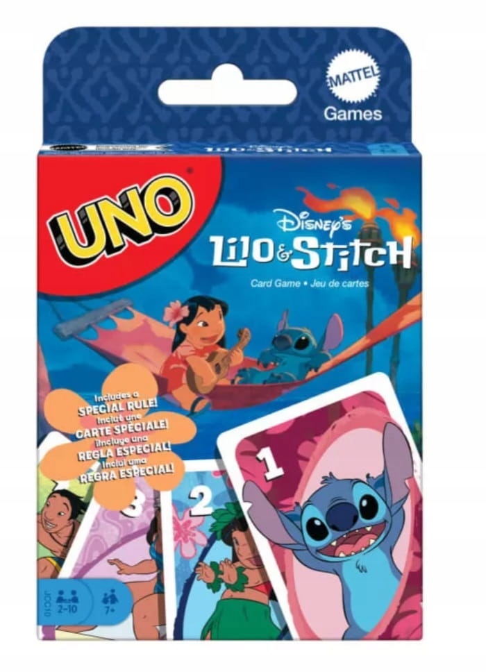 Lilo & Stitch Mattel Gra Uno