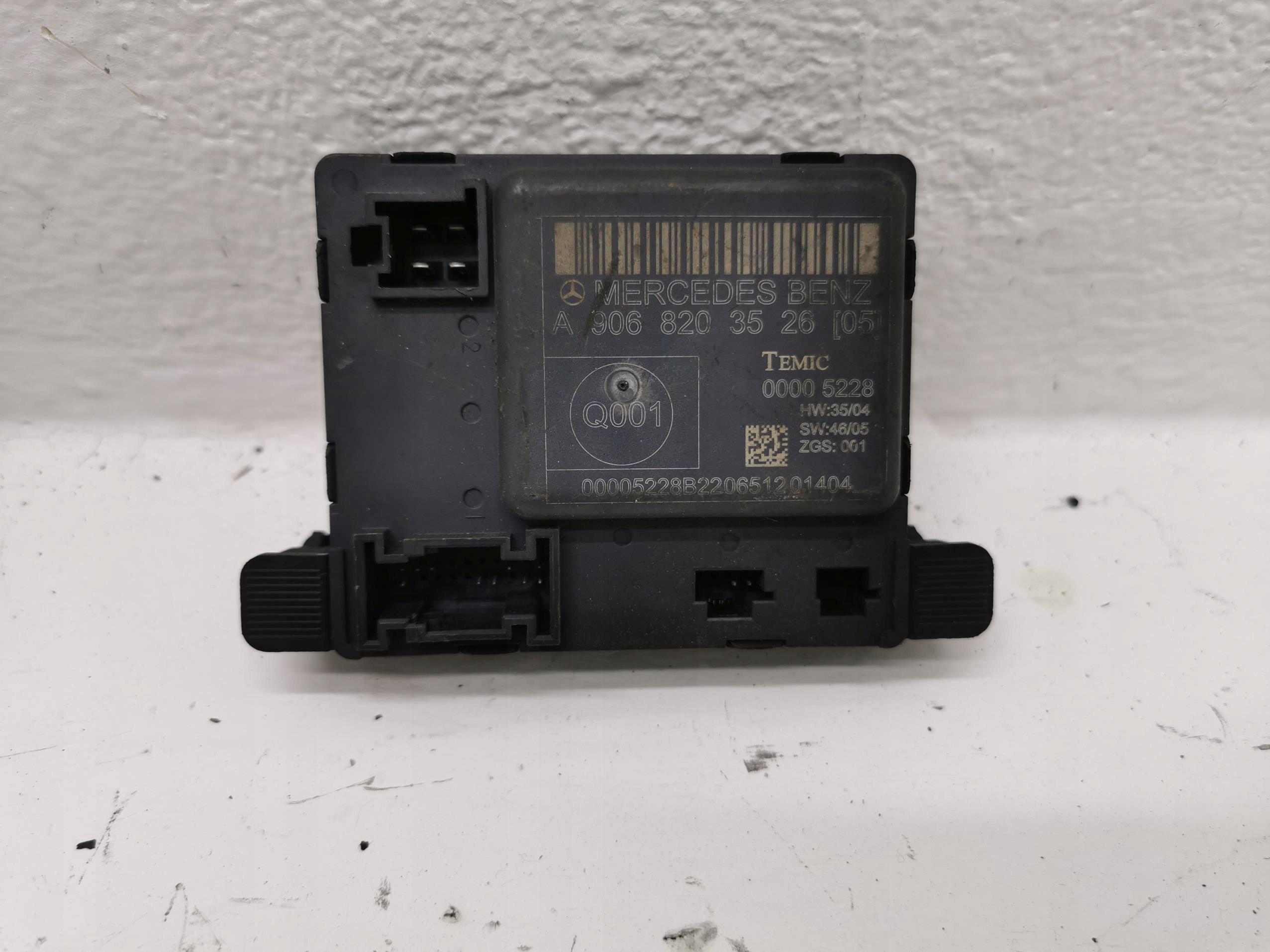 Module Portière de la serrure MERCEDES SPRINTER W906 06-16