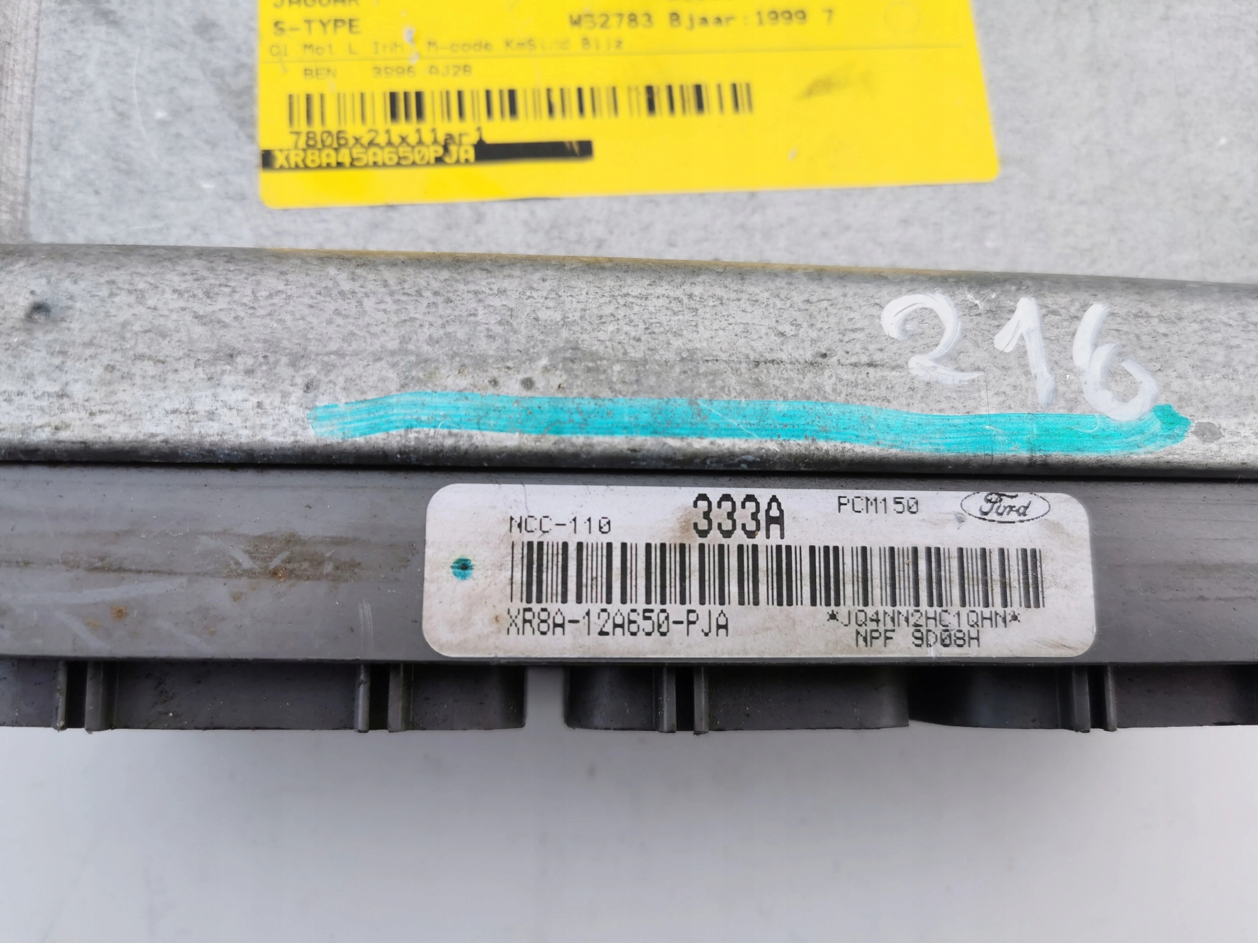 JAGUAR S-TYPE 4.0B XR8A-12A650-PJA Computer ECU