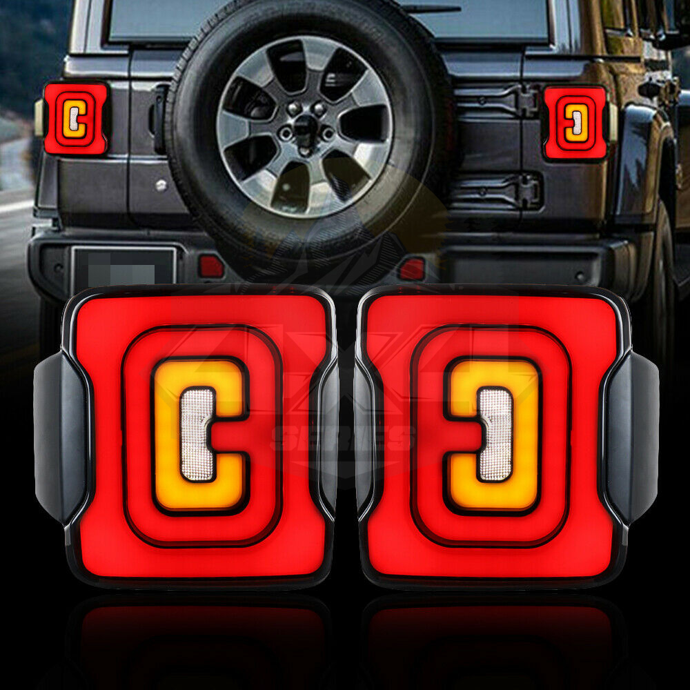 19-03 - ЗАДНИЕ ФОНАРИ ЗАДНИЕ СВЕТОДИОДНЫЕ ЕВРОПА JEEP WRANGLER JL 2018+