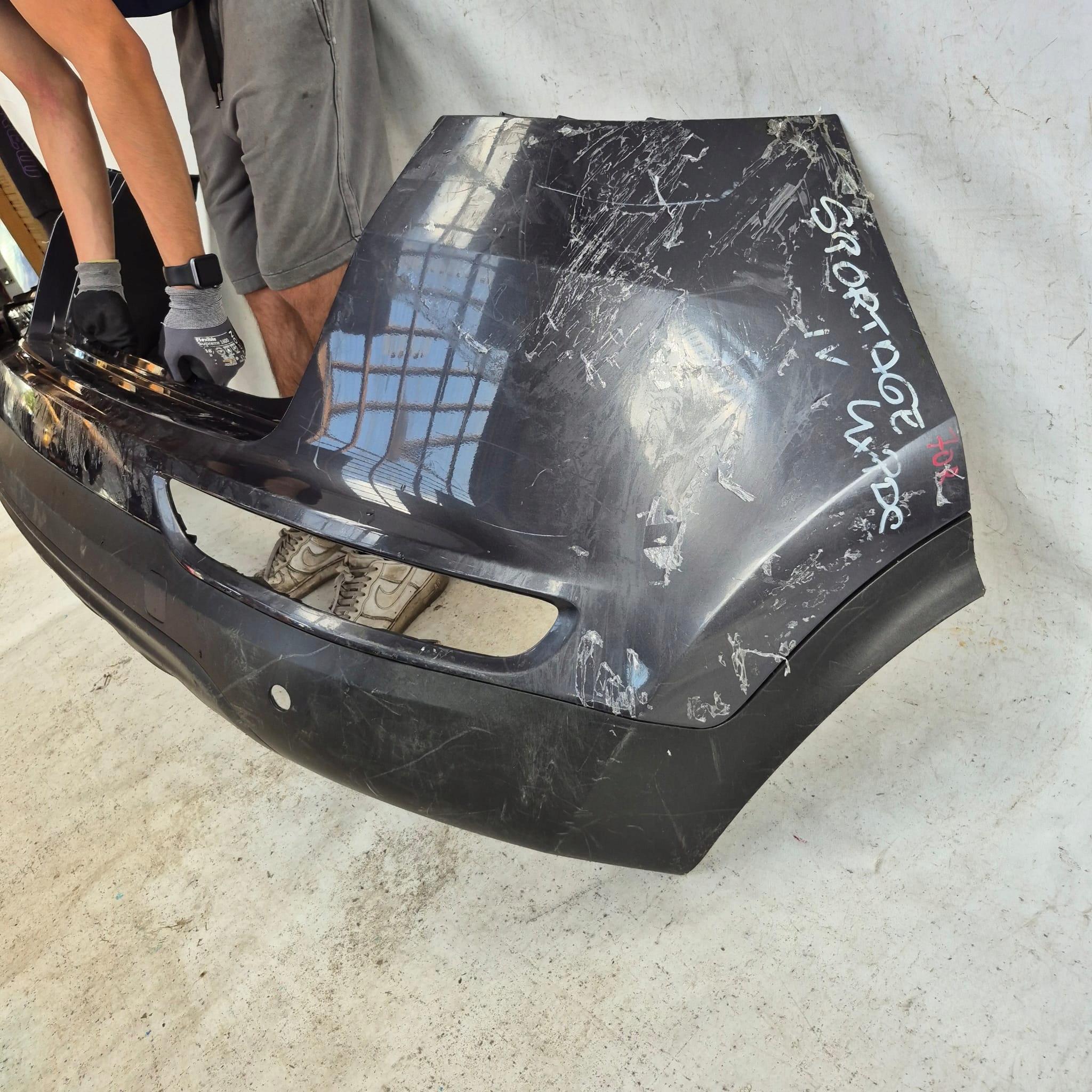 KIA SPORTAGE IV 4 15-18 bumper rear part rear 4XPDC