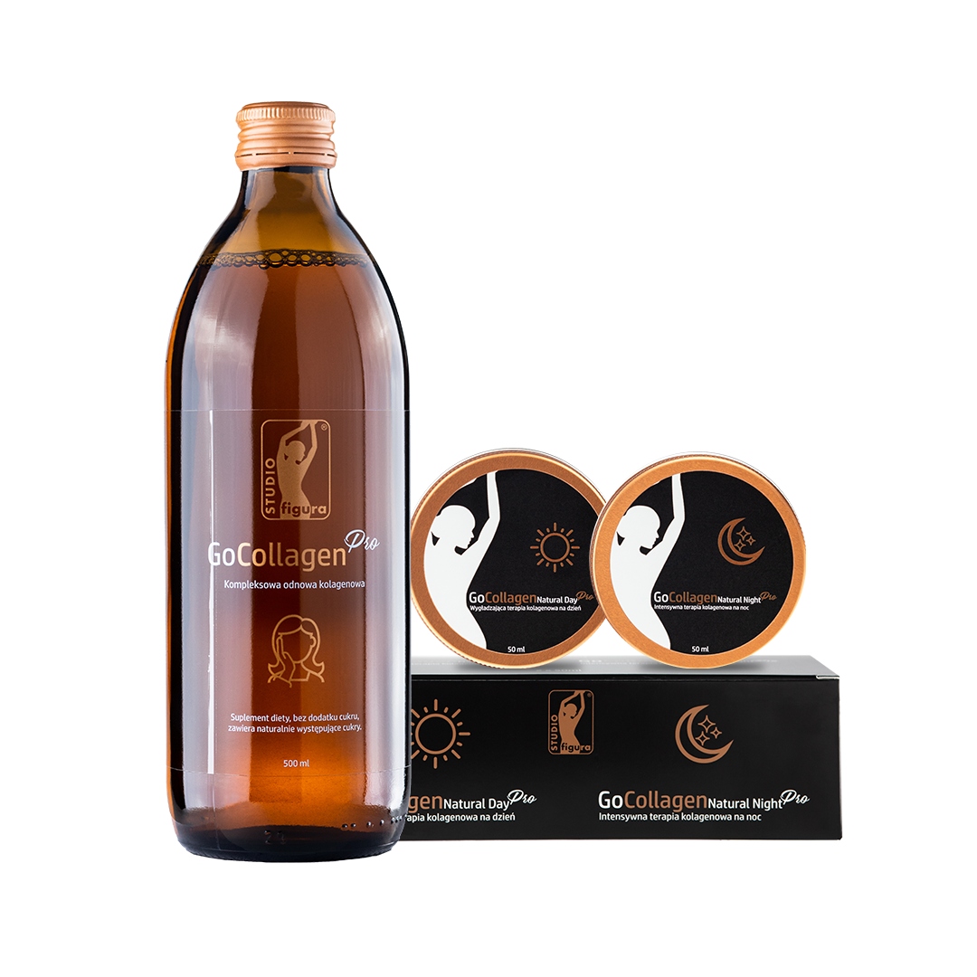Collagen set day night creams 2x50ml + liquid 500ml + безкоштовно! — фото 4